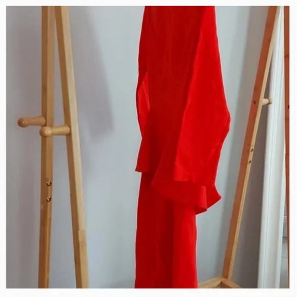 Ted Baker orange Jamtye Structured peplum Zip Dress 0 nwot - Picture 11 of 14